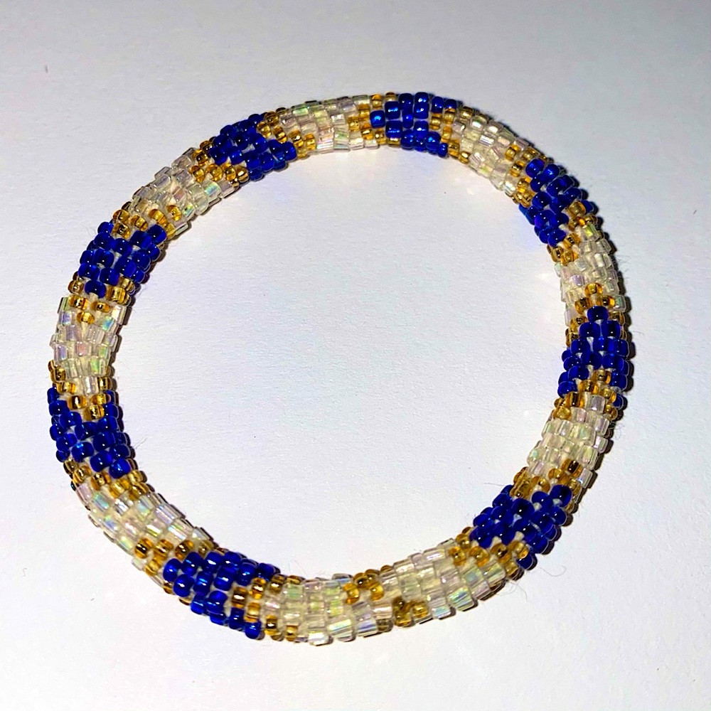 Lily and Laura roll-on beaded bracelet